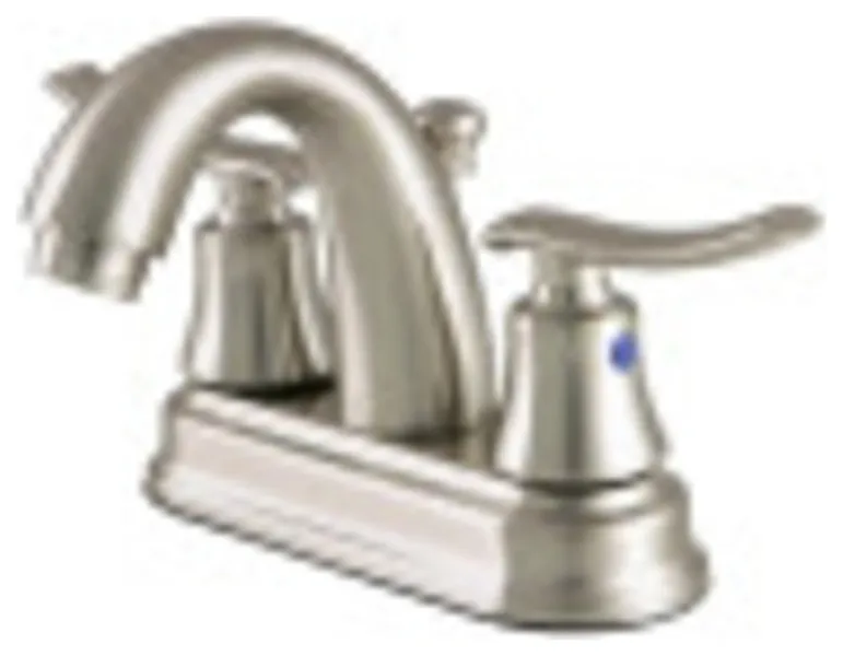 Kingston Brass FB5618JL 4 in. Centerset Bathroom Faucet, Brushed Nickel