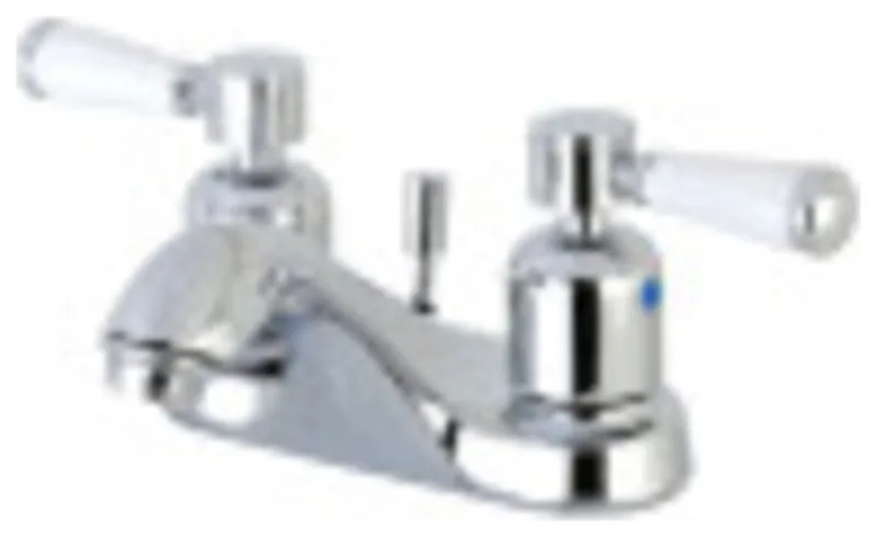 Kingston Brass FB5621DPL 4 in. Centerset Bathroom Faucet, Polished Chrome
