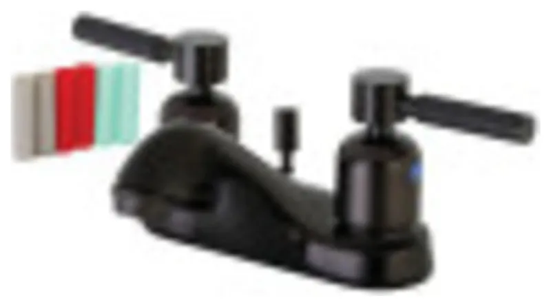 Kingston Brass FB5625DKL 4 in. Centerset Bathroom Faucet, Oil Rubbed Bronze