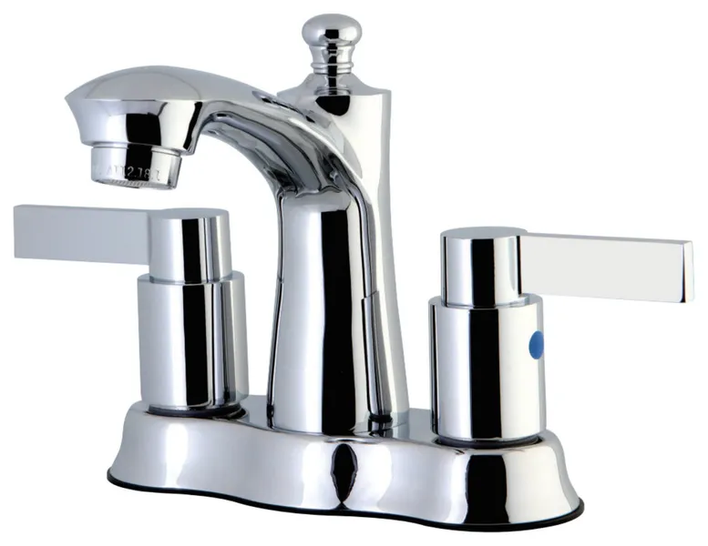 Kingston Brass FB761.NDL NuvoFusion 1.2 GPM Centerset Bathroom - Polished