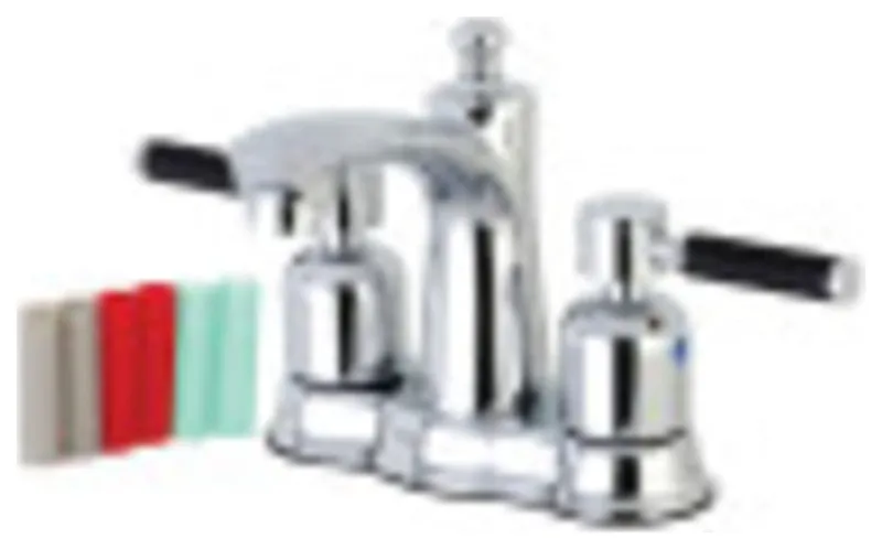 Kingston Brass FB7611DKL 4 in. Centerset Bathroom Faucet, Polished Chrome