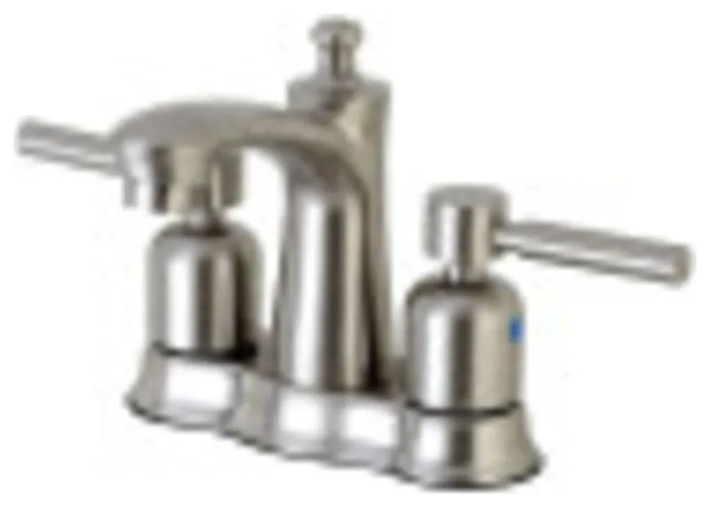 Kingston Brass FB7618DL 4 in. Centerset Bathroom Faucet, Brushed Nickel
