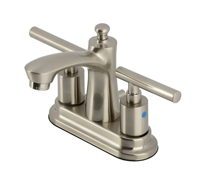 Kingston Brass FB762.CML Manhattan 1.2 GPM Centerset Bathroom - Brushed Nickel