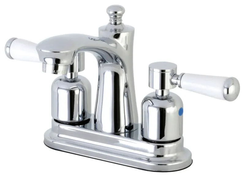 Kingston Brass FB762.DPL Paris 1.2 GPM Centerset Bathroom Faucet - Polished