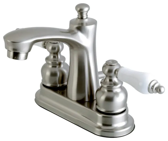 Kingston Brass FB762.PL Victorian 1.2 GPM Centerset Bathroom - Brushed Nickel