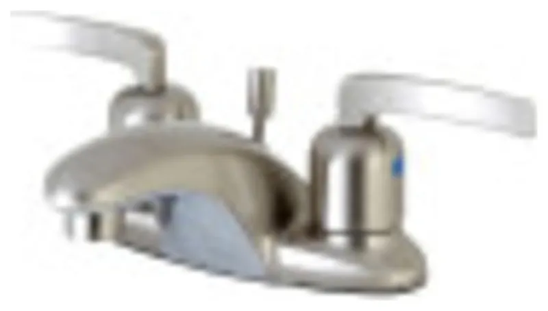 Kingston Brass FB8628EFL 4 in. Centerset Bathroom Faucet, Brushed Nickel