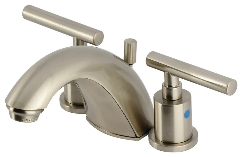 Kingston Brass FB895.CML Manhattan 1.2 GPM Widespread Bathroom - Brushed Nickel