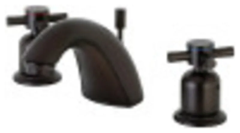 Kingston Brass FB8955DX Mini-Widespread Bathroom Faucet, Oil Rubbed Bronze