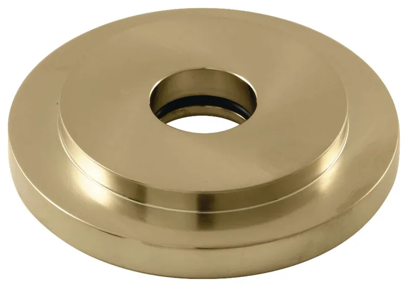 Kingston Brass FLEURO Manhattan Heavy Duty Round Solid Cast Brass - Brushed