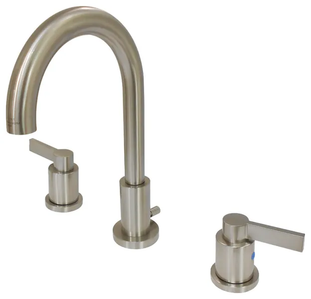 Kingston Brass FSC892.NDL NuvoFusion 1.2 GPM Widespread Bathroom - Brushed