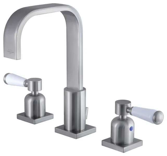 Kingston Brass FSC896.DPL Paris 1.2 GPM Widespread Bathroom - Brushed Nickel