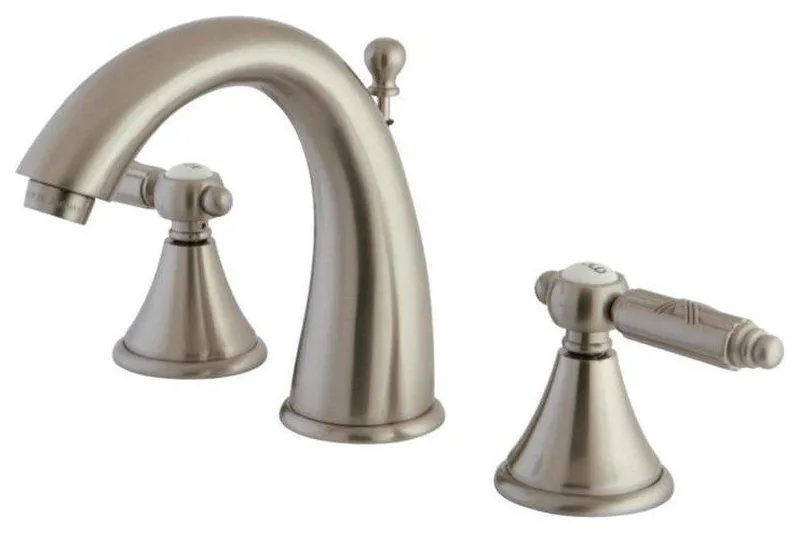 Kingston Brass Georgian 6" Double Handle Bathroom Sink Faucet, FS7988GL
