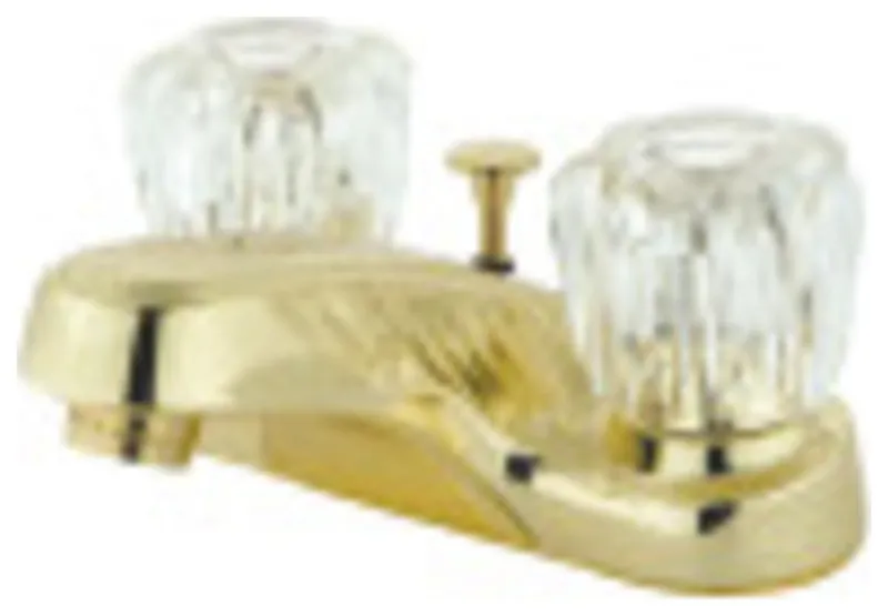 Kingston Brass GKB162B 4 in. Centerset Bathroom Faucet, Polished Brass