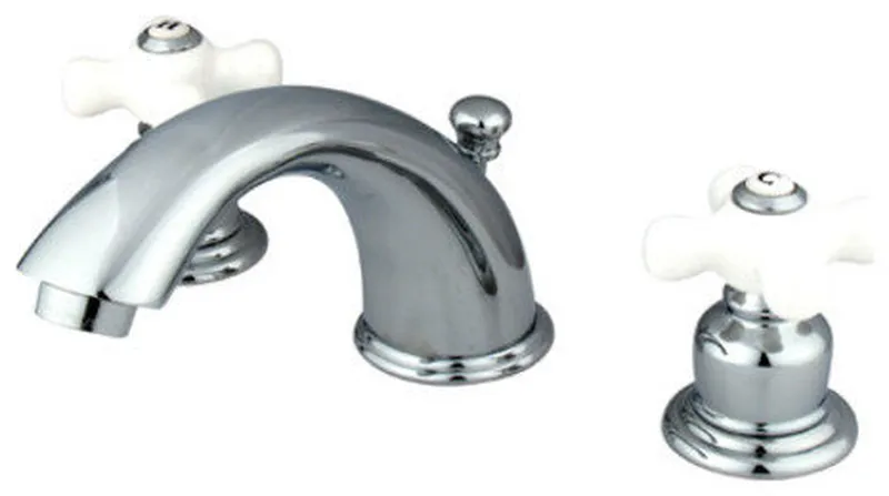 Kingston Brass GKB96.PX English Country 1.2 GPM Widespread - Polished Chrome