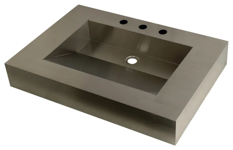 Kingston Brass GLTS31225 Kingston Commercial 31" Single Basin - Brushed