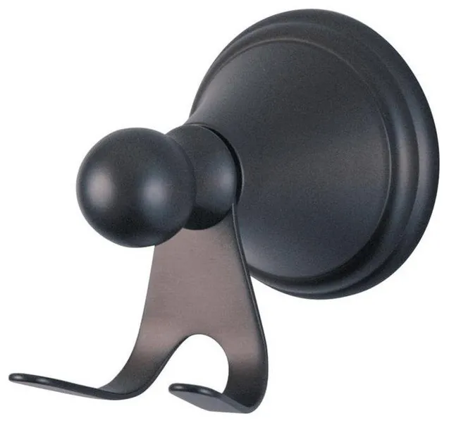 Kingston Brass Governor 2 5/8" Wall Mount Double Robe Hook, BA2977ORB
