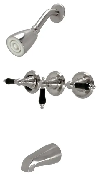 Kingston Brass KB23.AKL Duchess Tub and Shower Trim Package - Brushed Nickel