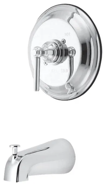 Kingston Brass KB263.ELTO Elinvar Wall Mounted Bathtub - Polished Chrome