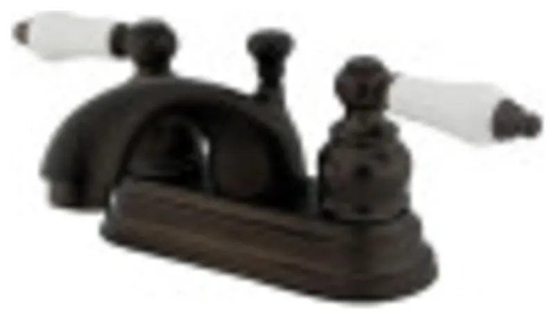 Kingston Brass KB3605PL 4 in. Centerset Bathroom Faucet, Oil Rubbed Bronze