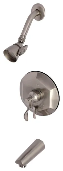 Kingston Brass KB463.0DFL Tub and Shower Trim Package - Brushed Nickel