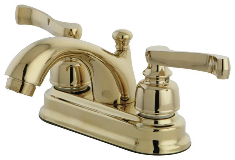 Kingston Brass KB560.FL Royale 1.2 GPM Centerset Bathroom Faucet - Polished