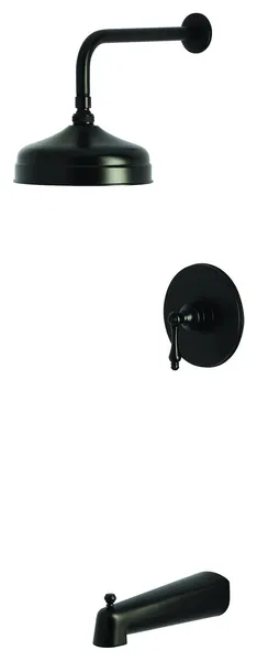 Kingston Brass KB633.AL Kingston Tub and Shower Trim Package - Matte Black