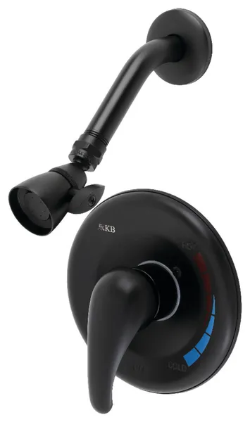 Kingston Brass KB65.SO Chatham Shower Trim Set - Matte Black