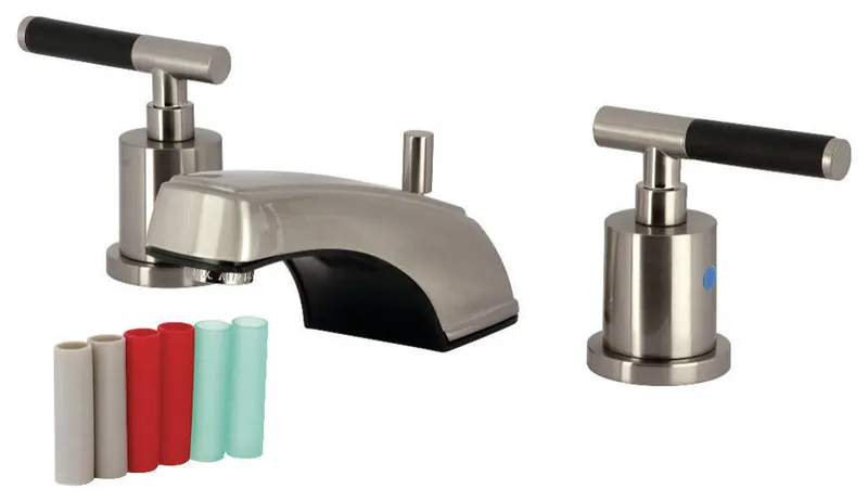 Kingston Brass KB892.CKL Kaiser 1.2 GPM Widespread Bathroom - Brushed Nickel