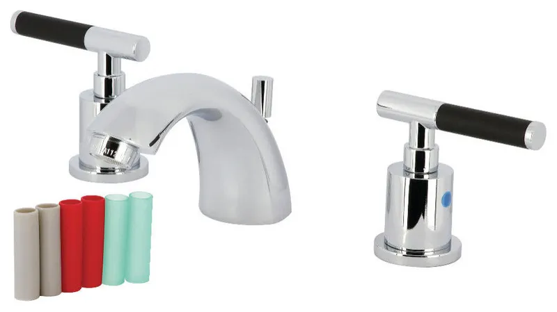 Kingston Brass KB895.CKL Kaiser 1.2 GPM Widespread Bathroom - Polished Chrome