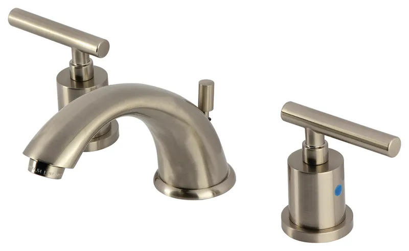 Kingston Brass KB896.CML Manhattan 1.2 GPM Widespread Bathroom - Brushed Nickel