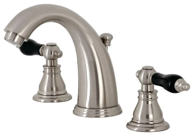 Kingston Brass KB98.AKL Duchess 1.2 GPM Widespread Bathroom - Brushed Nickel