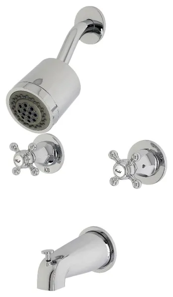 Kingston Brass KBX814.BX Metropolitan Tub and Shower Trim Package - Polished