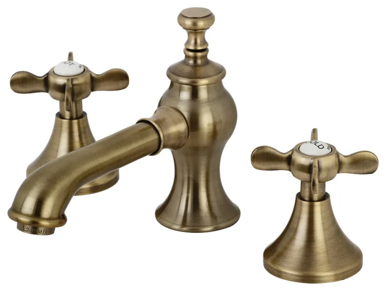 Kingston Brass KC706.BEX Essex 1.2 GPM Widespread Bathroom Faucet - Antique