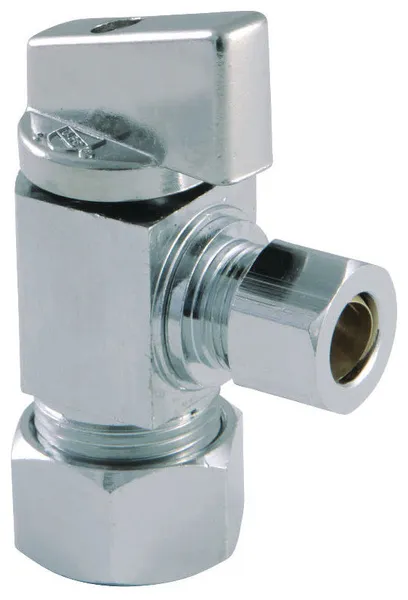 Kingston Brass KF5330.CTL Columbia Compression Quarter Turn Stop - Polished