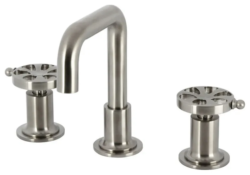 Kingston Brass KS142RX Belknap 1.2 GPM Widespread Bathroom Faucet - Brushed