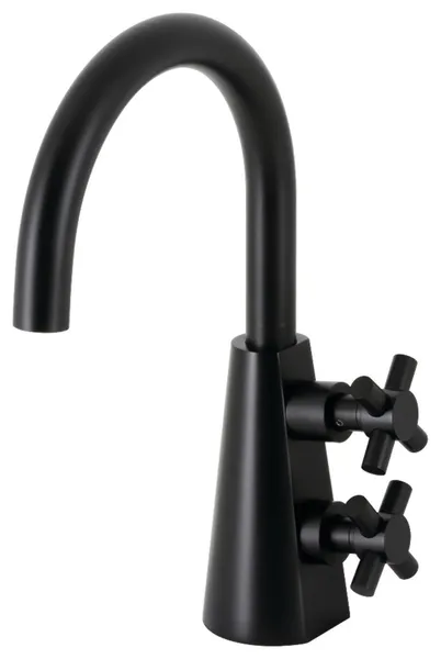 Kingston Brass KS2290DX Two-Handle Single-Hole Bathroom Faucet, Push Pop-Up