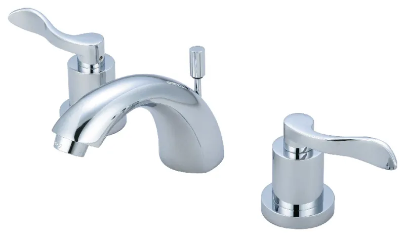 Kingston Brass KS2951DFL Widespread Bathroom Faucet, Polished Chrome