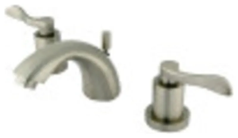 Kingston Brass KS2958DFL Mini-Widespread Bathroom Faucet, Brushed Nickel