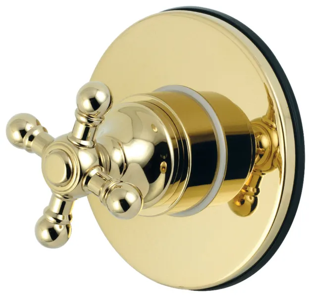 Kingston Brass KS303.BX Single Handle 3 Function Diverter Valve - Polished
