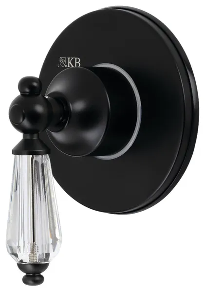 Kingston Brass KS303.WLL Single Handle 3 Function Diverter Valve - Matte Black