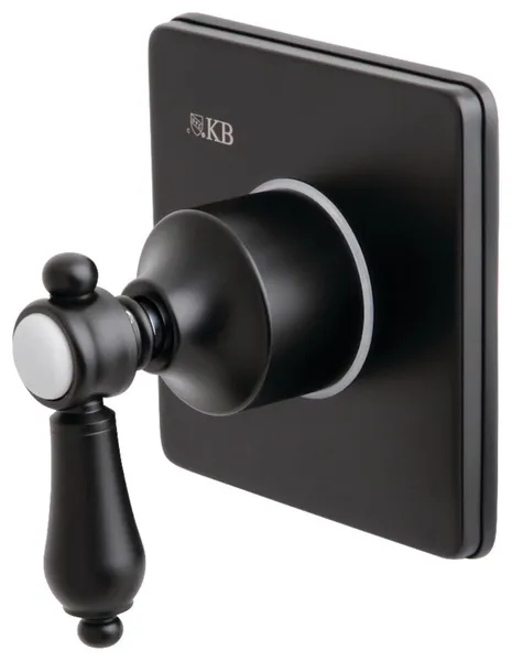 Kingston Brass KS304.BAL Heirloom Single Handle 3 Function - Matte Black