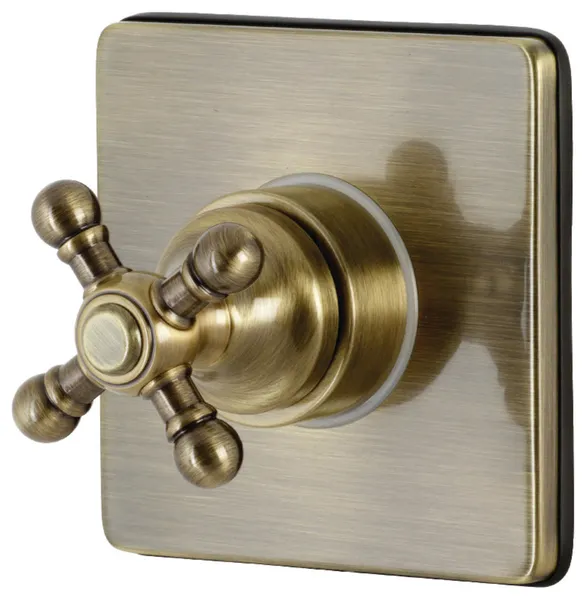 Kingston Brass KS304.BX Single Handle 3 Function Diverter Valve - Antique Brass