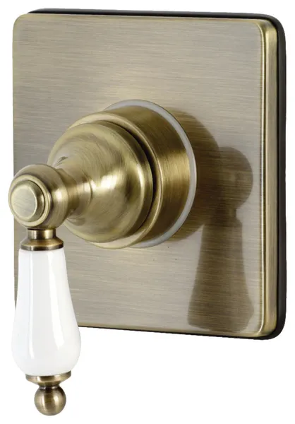Kingston Brass KS304.PL Single Handle 3 Function Diverter Valve - Antique Brass
