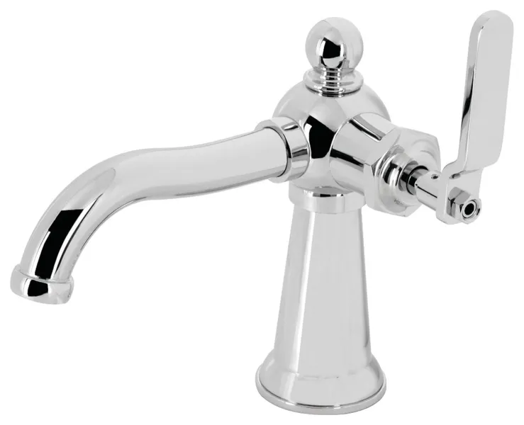 Kingston Brass KS3541KL Single-Handle Bathroom Faucet With Push Pop-Up, Chrome