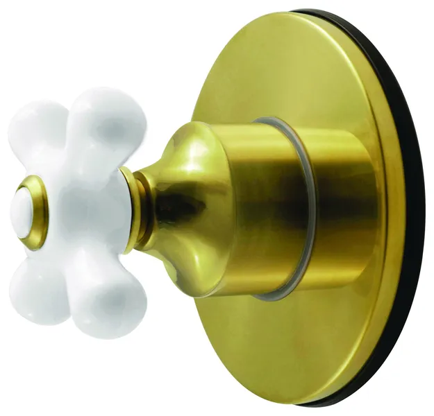 Kingston Brass KS403.PX Restoration Single Handle 6 Function - Brushed Brass