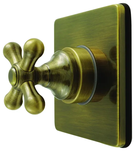 Kingston Brass KS404.AX Restoration Single Handle 6 Function - Antique Brass