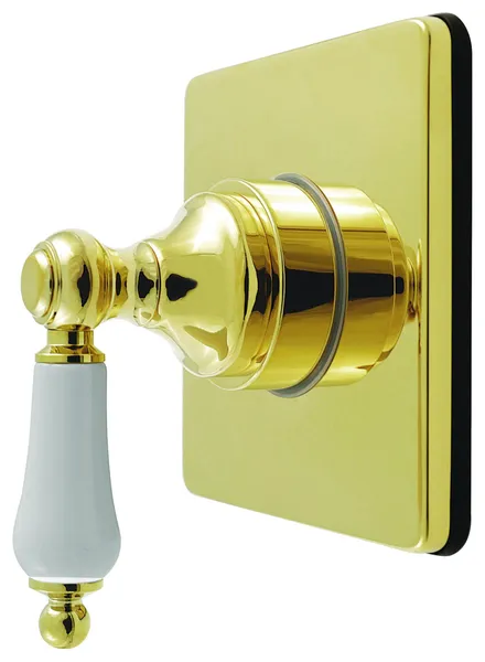 Kingston Brass KS404.PL Restoration Single Handle 6 Function - Polished Brass