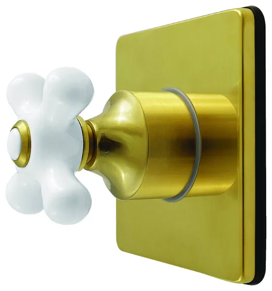 Kingston Brass KS404.PX Restoration Single Handle 6 Function - Brushed Brass