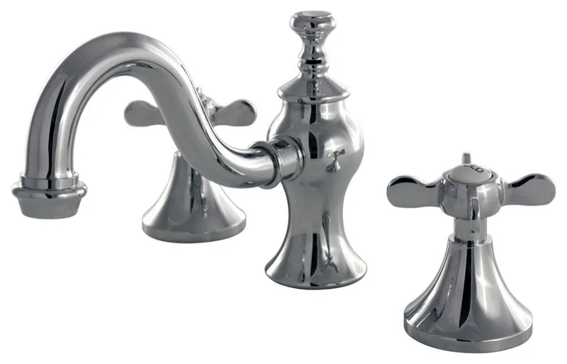 Kingston Brass KS716BEX Essex 1.2 GPM Widespread Bathroom Faucet - Chrome