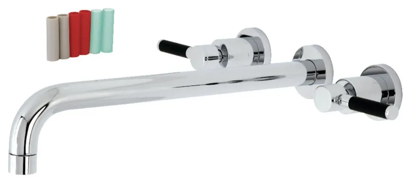 Kingston Brass KS804.DKL Kaiser Wall Mounted Roman Tub Filler - Polished Chrome